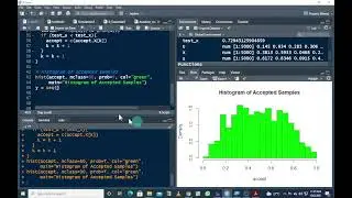 Acceptance-Rejection Method in R || (Methods of Generating Random Samples in R) ||