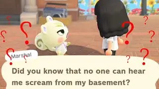 6 minutes and 57 seconds of my ACNH villagers being weird