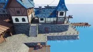 Modular Fantasy Town   Unity 3d