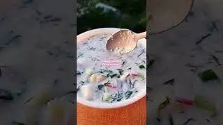 ОКРОШКА НА ОРЕХОВОМ МОЛОКЕ!