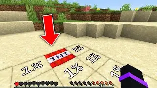 Minecraft, but every block has a 1% chance to EXPLODE
