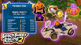 Paradise Pow |🥇1st place | Twister + Mr Happy | Beach Buggy Racing 2 🏖🏁 | BB Racing 2 