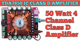 TDA7850 IC CLASS D AMPLIFIER/ 4×50 WATT AMPLIFIER / CLASS D AMPLIFIER