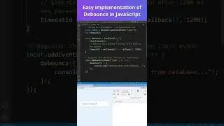 Easy Implementation of Debounce in JavaScript