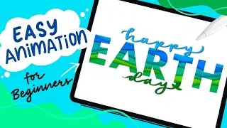 PROCREATE Animation tutorial for beginners | Animation assist in Procreate | EARTH DAY