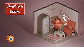 small Girl room in blender 3.3