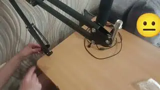 РАСПАКОВКА ПАНТОГРАФА  , И УСТАНАВЛИВАЮ ЕГО НА МИКРОФОН