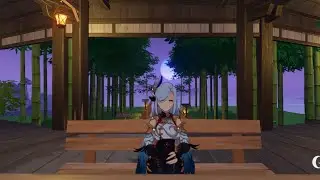 Serenitea Pot 'Bamboo Garden Teahouse' Tour | Silken Courtyard Realm v1.0 | Genshin Impact