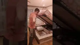 Кровать с каретной стяжкой и с подъемным механизмом)))