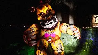 Nightmare FREDBEAR INVADIU o meu QUINTAL... | FNAF Nightmare Attack (FINAL)