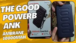 Ambrane 10000mAh Powerbank, Type C Cable, 22.5W Fast Charging, Unboxing -- Soothing