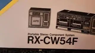 Из коробки Panasonic RX-CW 54F или CW55 (2021)