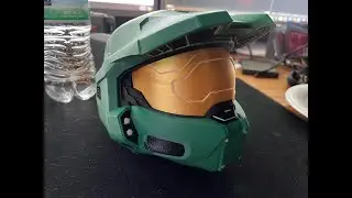 Techegy Prints! Halo - Master Chief Helmet on a Bambu Labs Carbon X1C