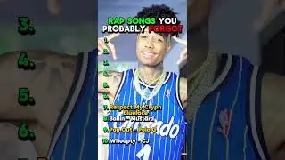Rap Songs You Probably FORGOT