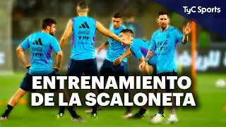 ENTRENAMIENTO DE LA SELECCIÓN ARGENTINA 🔥 MESSI Y LA SCALONETA SE PONEN A PUNTO EN CHINA ⚽