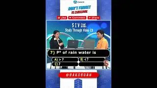 Acids Bases and Salts IIT Questions No 07 ( X Class)