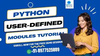 How to Create a User Defined Module in Python | Python Tutorials Telugu | Python For Beginners