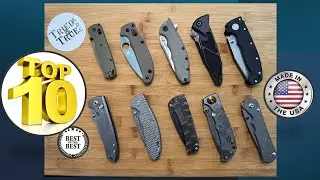 Top 10 BEST American Made Folding Knives — From My Collection