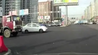 Водитель спас котенка, очень трогательно