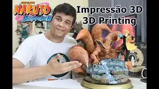 Imprimindo Naruto e kyuubi - impressão 3D - Ender 3 - Printing