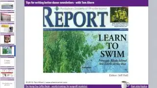 Tips for Writing Better Donor Newsletters
