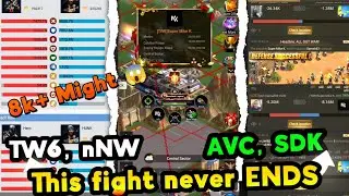 🔥 AVC, SDK Vs TW6, nNW 🔥 8000+ Might 😱This fight never ENDS ::: Last Shelter Survival #24EGaming