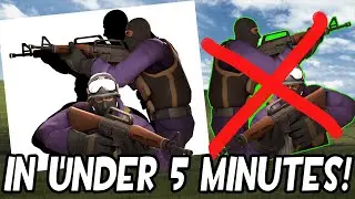 [SFM Tutorial] Black and White Void method UNDER 5 MINUTES (Better than greenscreen!)