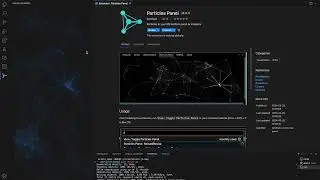 Particles Panel VS Code extension