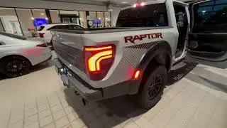 ADAM SHOWING A 2024 ford f 150 raptor AT KIA OF FRISCO 🦖