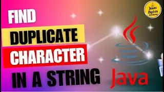 Efficient Java Algorithm: Find Duplicate Characters in a String