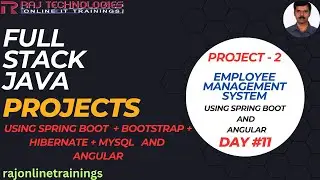Day 11 | Java Full Stack Projects | Spring Boot and Angular Project | Employee Management System