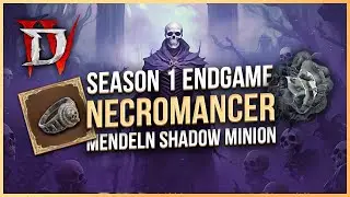 Diablo 4 Mendeln Shadow Minion Necromancer Endgame Build - Full Guide and Gameplay with Commentary