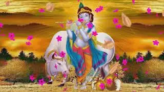 little krishna background video || krishna background || Krishna green screen