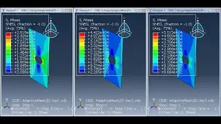 Abaqus meshing technique #5: adaptive mesh