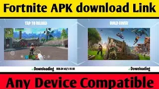 Fortnite APK downloading in android 2019 | Links in the description