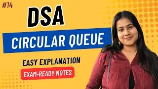 Part 14: Circular Queue using Arrays | Operations, Algorithm & Implementation | DSA for Beginners