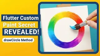 Draw circle on canvas | Flutter