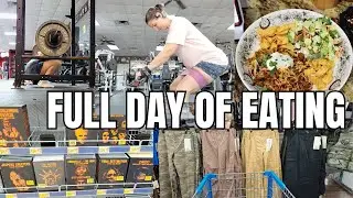 Full DAY of Eating Vlog: Walmart Shop With Me🎃 New PR!!!