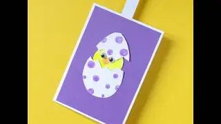 Pop Up Card Chick