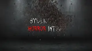 Scary Horror Logo Or Text Intro Video After Effects Template - Studious31 AE Template Download