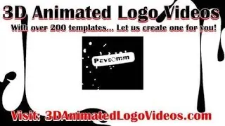 3D Animated Logo Video template - Ink Waltz