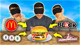 נסו לנחש את ההמבורגר בעיניים עצומות ?! (בלתי אפשרי)
