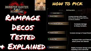 Rampage Decoration Ranking - Monster Hunter Rise Sunbreak