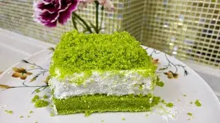 A GREAT CAKE RECIPE WITH FEW INGREDIENTS ♨️ Patisserie Style Spinach Cake👌