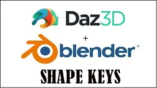 Exporting DAZ 3D Shape Keys | Daz 3D & Blender 3D