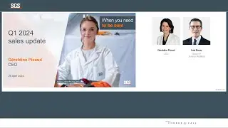 SGS first quarter 2024 sales update webcast
