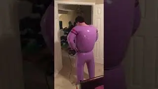 Inflatable pvc clothing