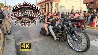Daytona Beach Bike Week - Motorcycles on Main Street