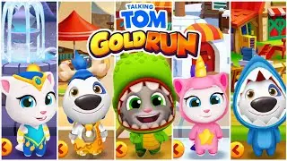 Discover All Worlds in Talking Tom Gold Run - Talking Tom Gold Run Full Gameplay Walkthrough