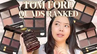 RANKING ALL my TOM FORD Eyeshadow Quads! 